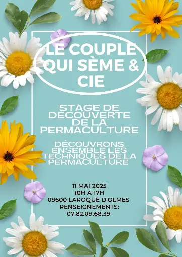 Stage de découverte de la permaculture 11 mai 2025