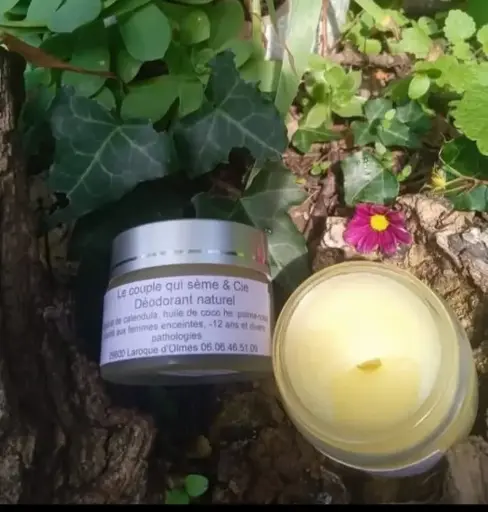 Déodorant au calendula et à l'huile de coco